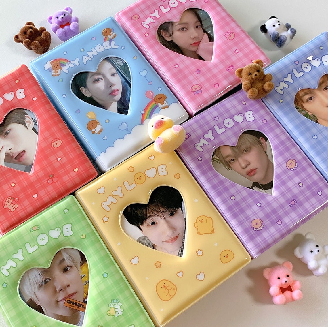 ATEEZ Photocard Plüschhalter - Seonghwa San Wooyoung Hongjoong Fan Artikel