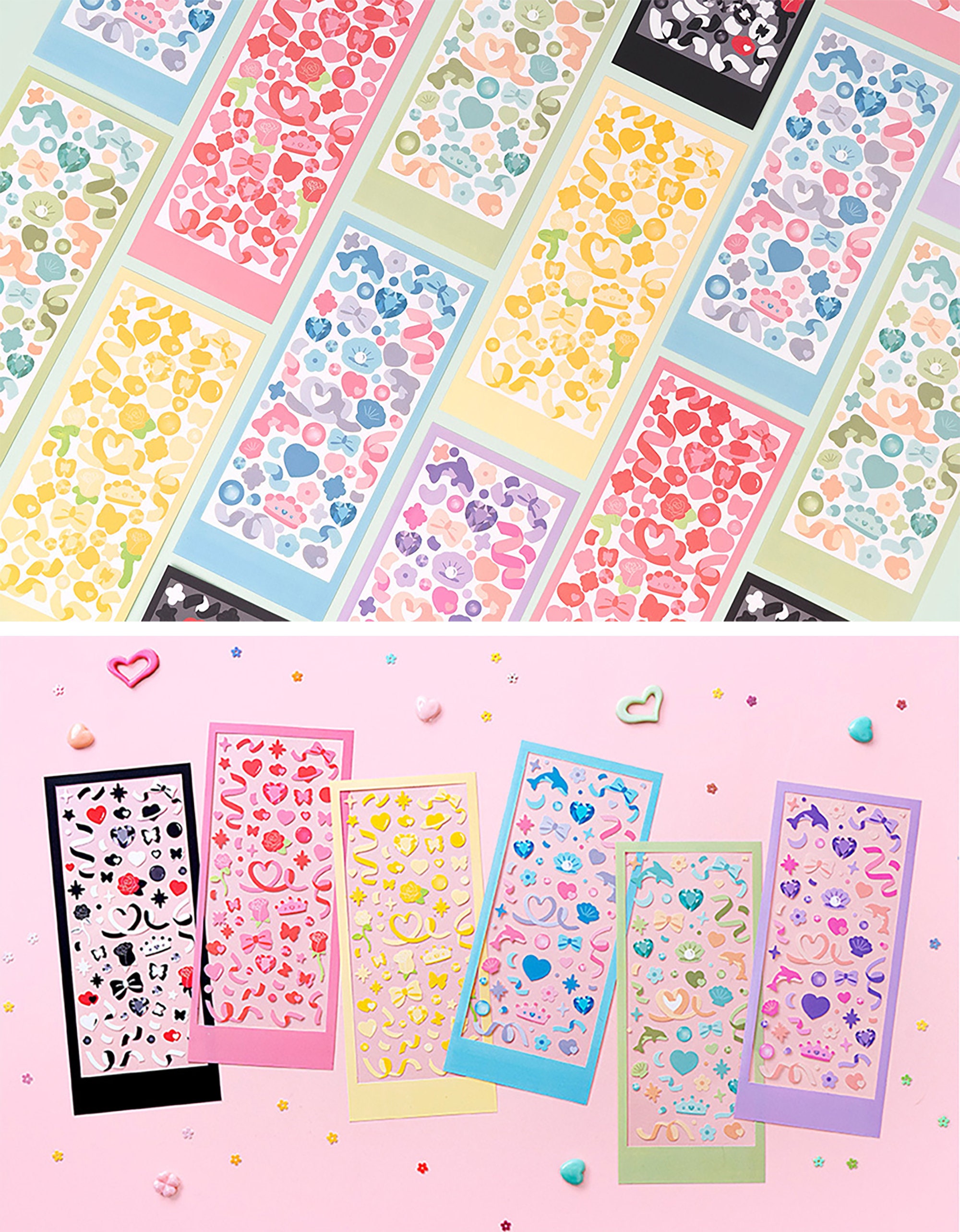 Polco Deco Sticker Sheet / Photocard Deco Stickers / Polaroid Etsy