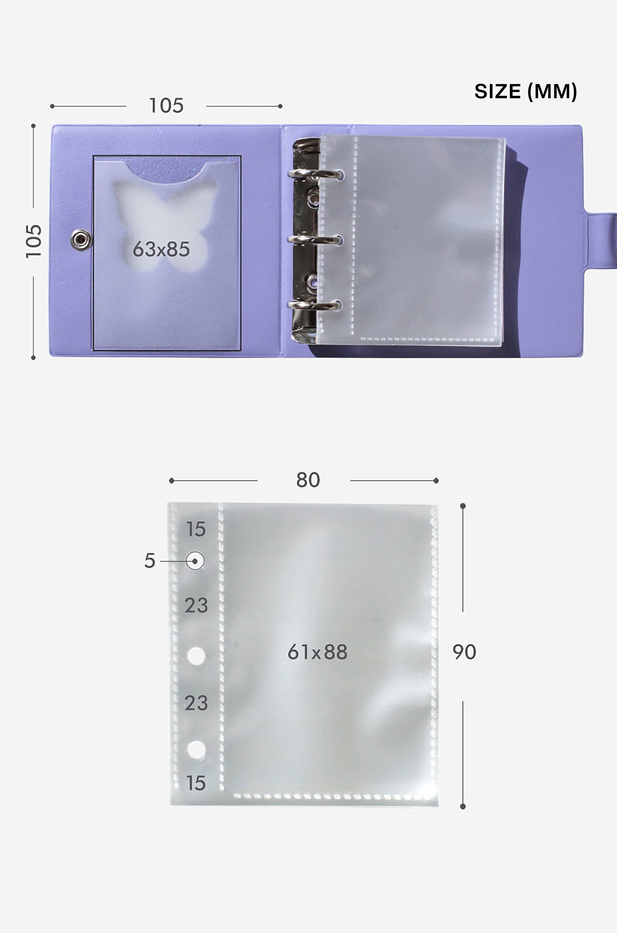 Photocard Binder Mini / Photocard Book Kpop / Photocard Holder Etsy