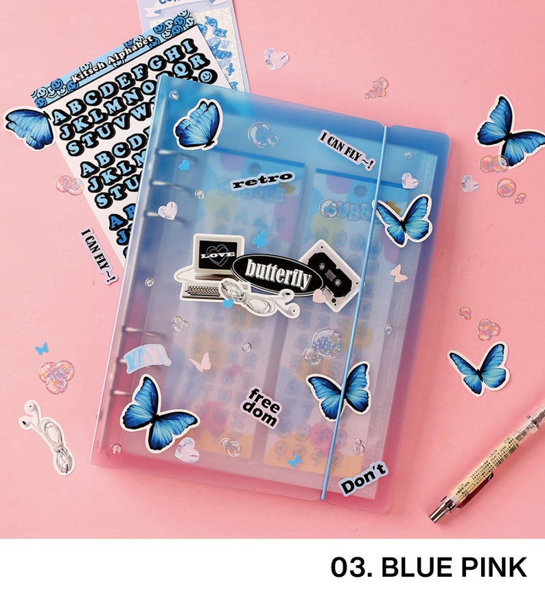 Colors A5 6 Ring Binder Cover / Photocard Binder Book / Etsy