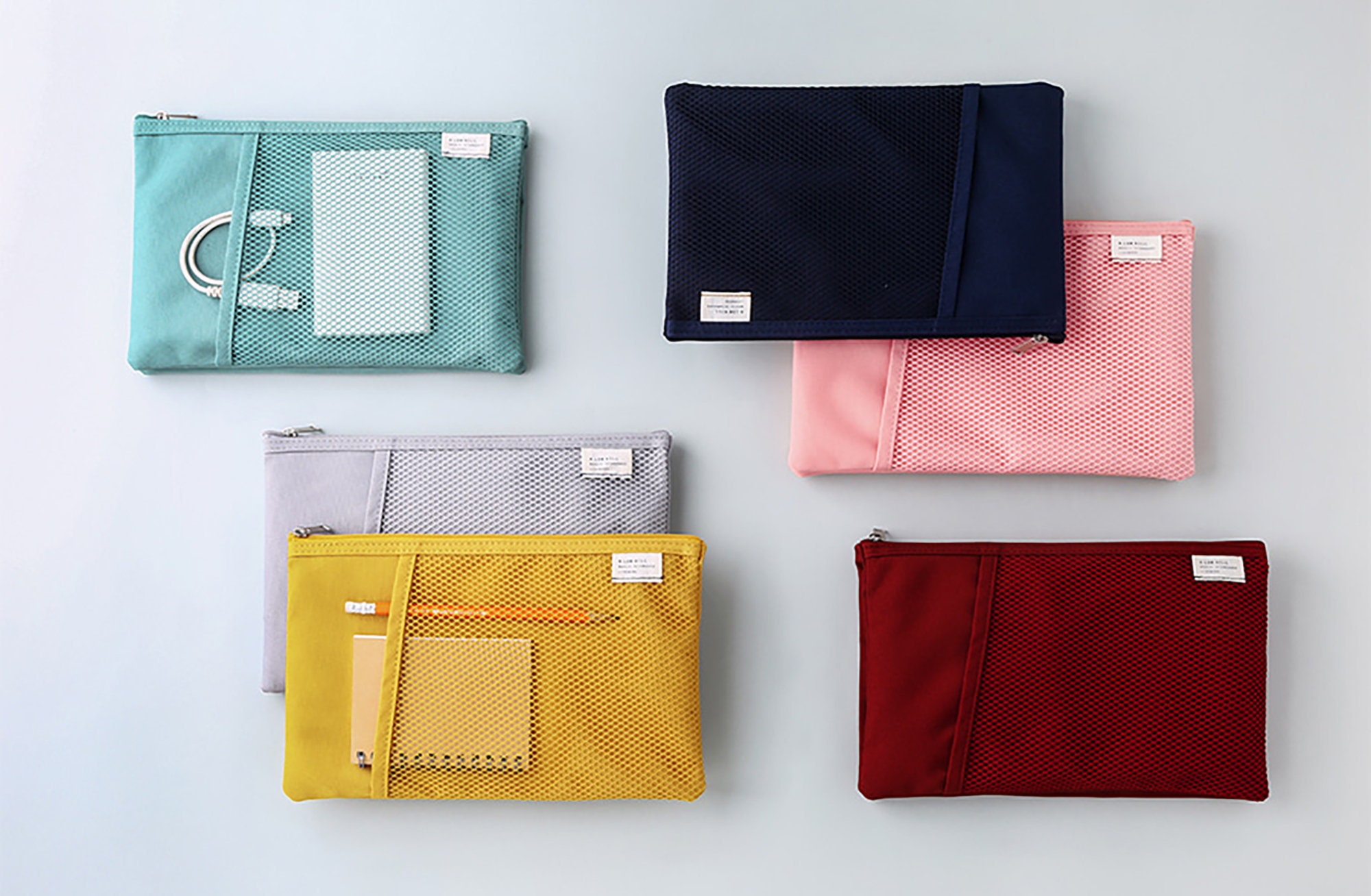 Daily Pouch Bag 6 Colors / Pouch Bag with Zipper / Travel Etsy