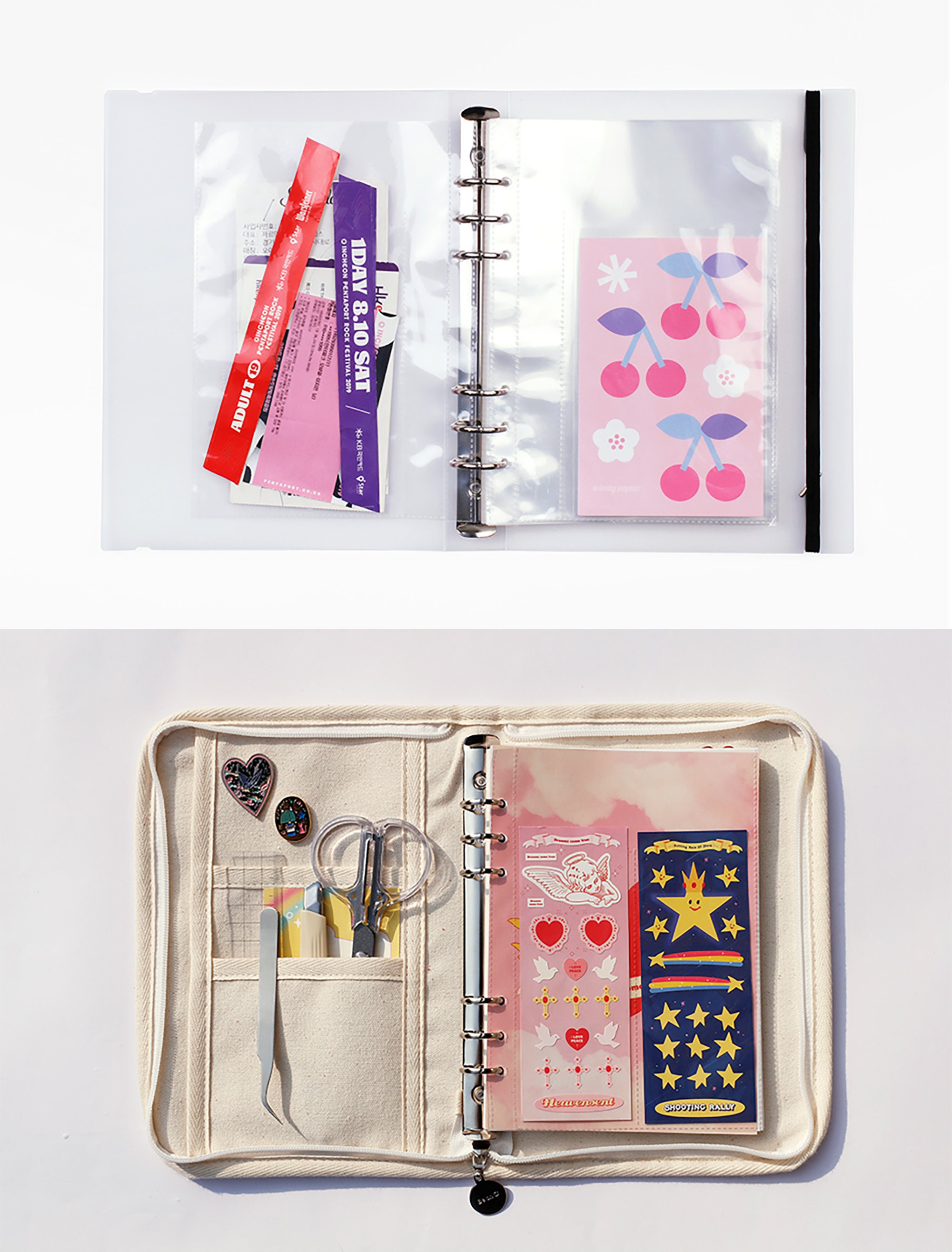 A5 Deco Pocket Binder Refill File / A5 Binder Inserts / Etsy