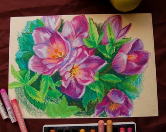Featured image of post Oil Pastel Flower Drawing