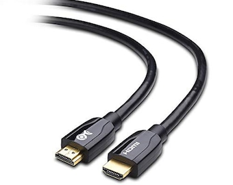 Cable importa hdmi certificado premium a cable Hdmi (cable HDMI premium) con soporte HDR 4K en negro - 6 pies