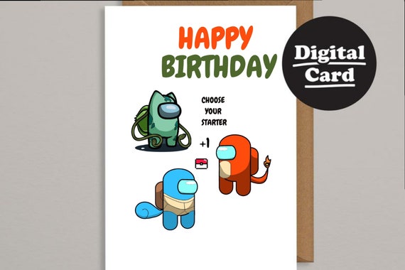 printable birthday card instant download digital etsy