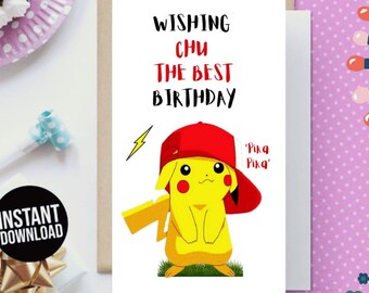 birthday card printable etsy