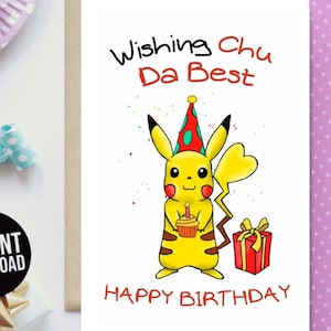 25th Happy birthday Pikachu 24 holo NM | Grated Card Japan