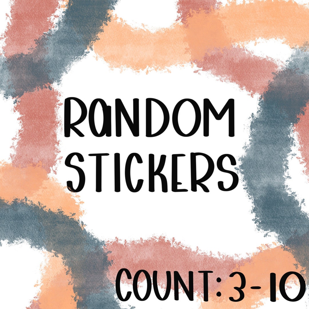Random Sticker Pack - Etsy
