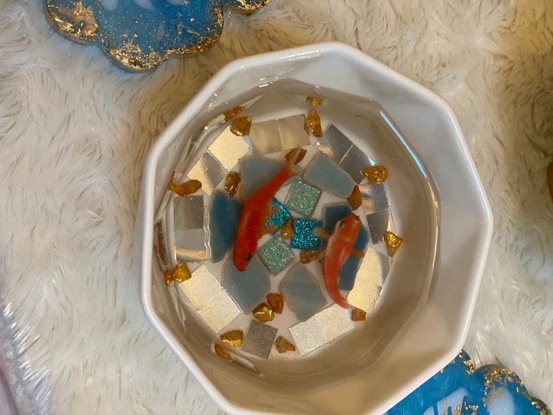 Resin Fish Bowl Art