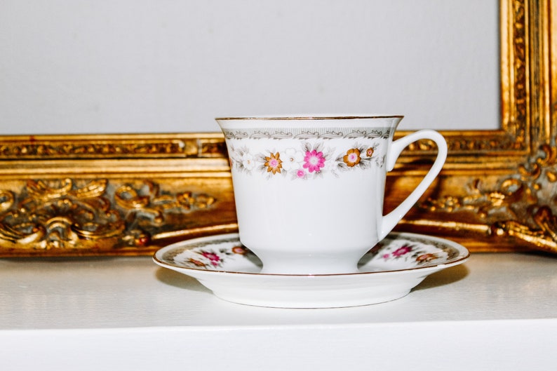 Upcycled Teacup Candle English Garden Scented