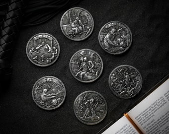 Seven Deadly Sins Coin Set