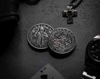 999 Silver - Saint & Sinner Coin