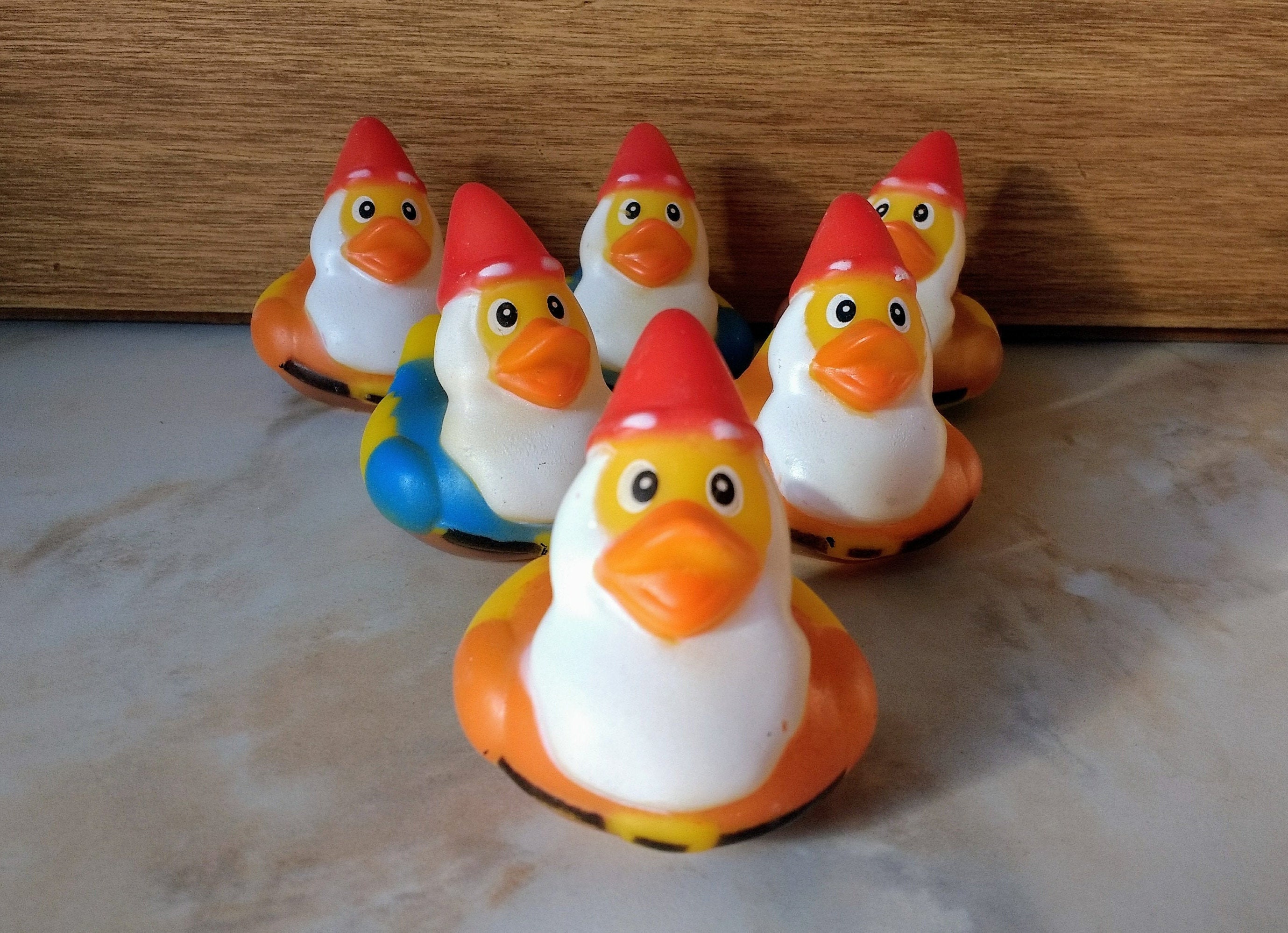 GNOMES 6 Rubber Duckies Badkuip speelgoed Party Gunsten Etsy