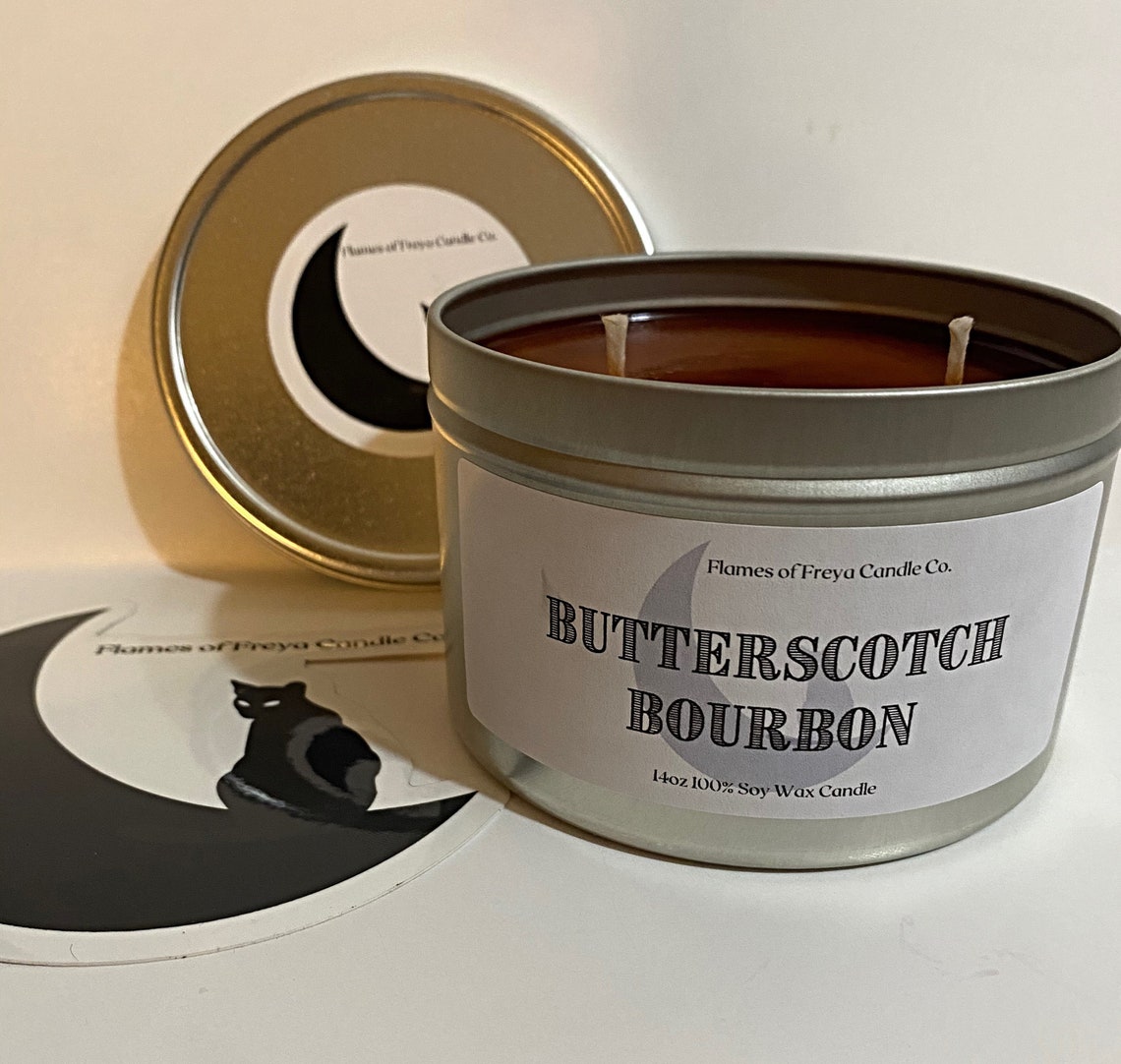 Butterscotch Bourbon Candle Etsy