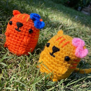 Cat With Bow Amigurumi