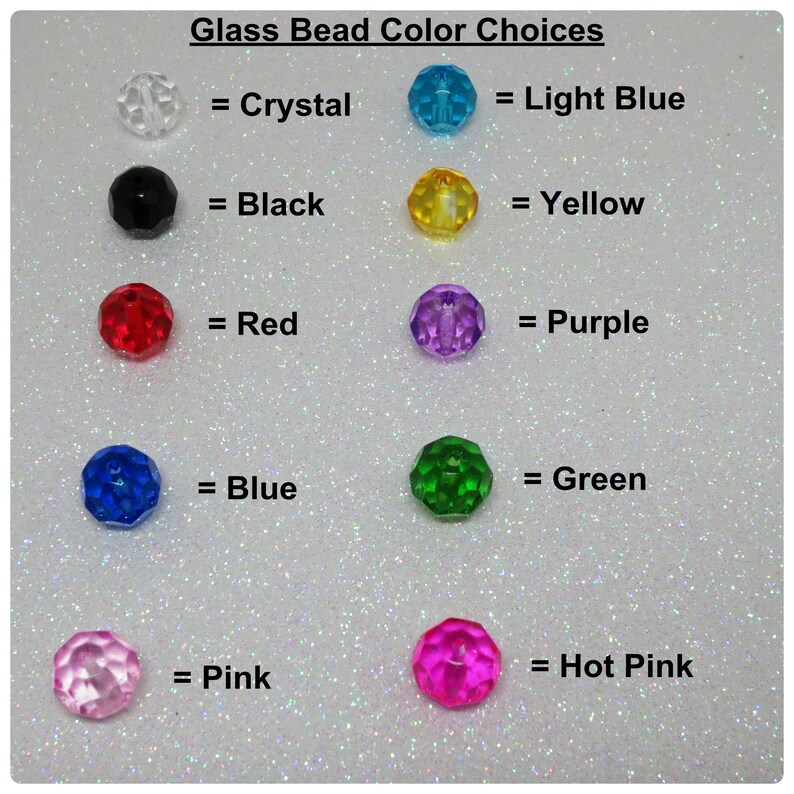 Peace word Earrings with Glass Bead multiple bead color choices Stainless Steel