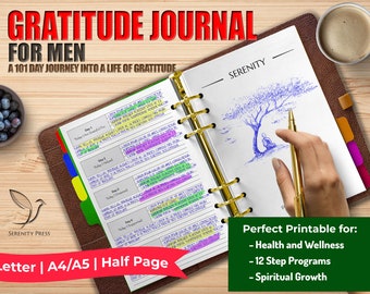 Gratitude Journal for Men: 101 Day Journey (PDF)
