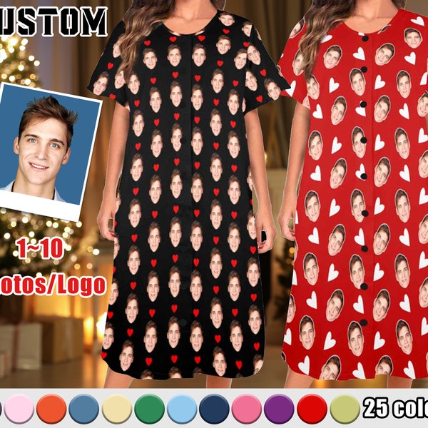 Custom nightgown face etsy
