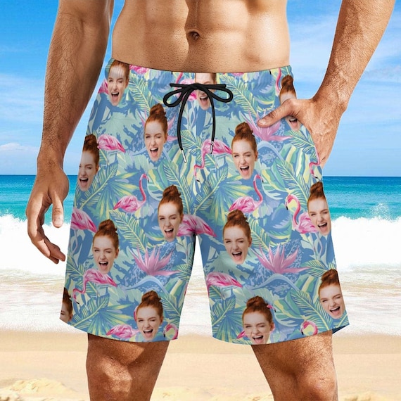 Maillot de bain homme flamant rose sale