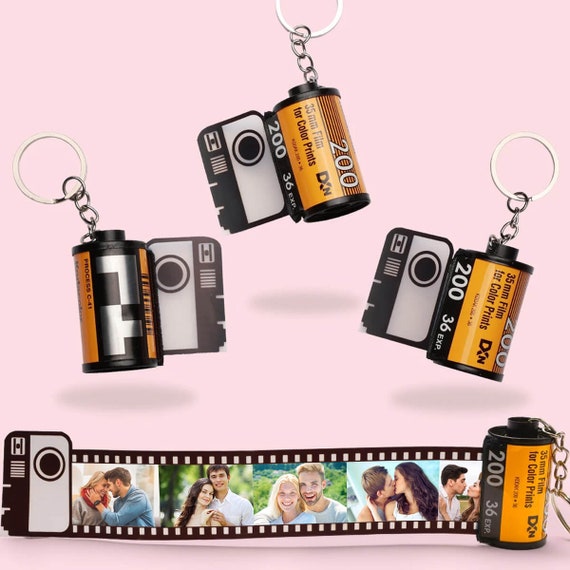 Custom Film Roll Keychain,personalized Camera Roll Keychain,photos Album  Keychain,photo Reel Album,film Keychain Birthday Gift -  Canada