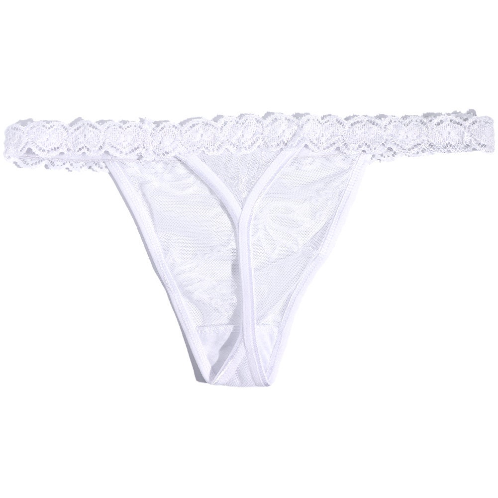 Thong With Crystal Letters