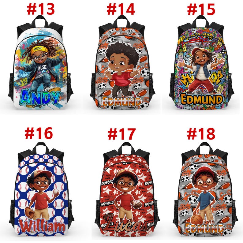 Personalized Kids Backpack Set, Lunch Bag, Water Bottle, Custom Name ...