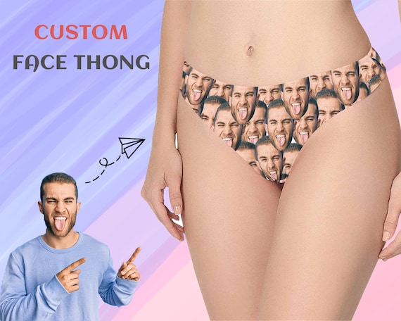 Custom Face Women's Thong Underwear Panties Personalized Thong Underwear  With Photo Customized Printed Sexy Funny Gifts for Her -  Canada