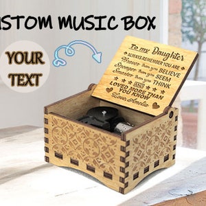 Details about   Love Messages Quotes for Wife Wind Up Wooden Music Box Boxes Vintage Toy Gifts