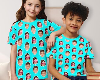 Custom Face Photo Shirt, Personalized Birthday Gift