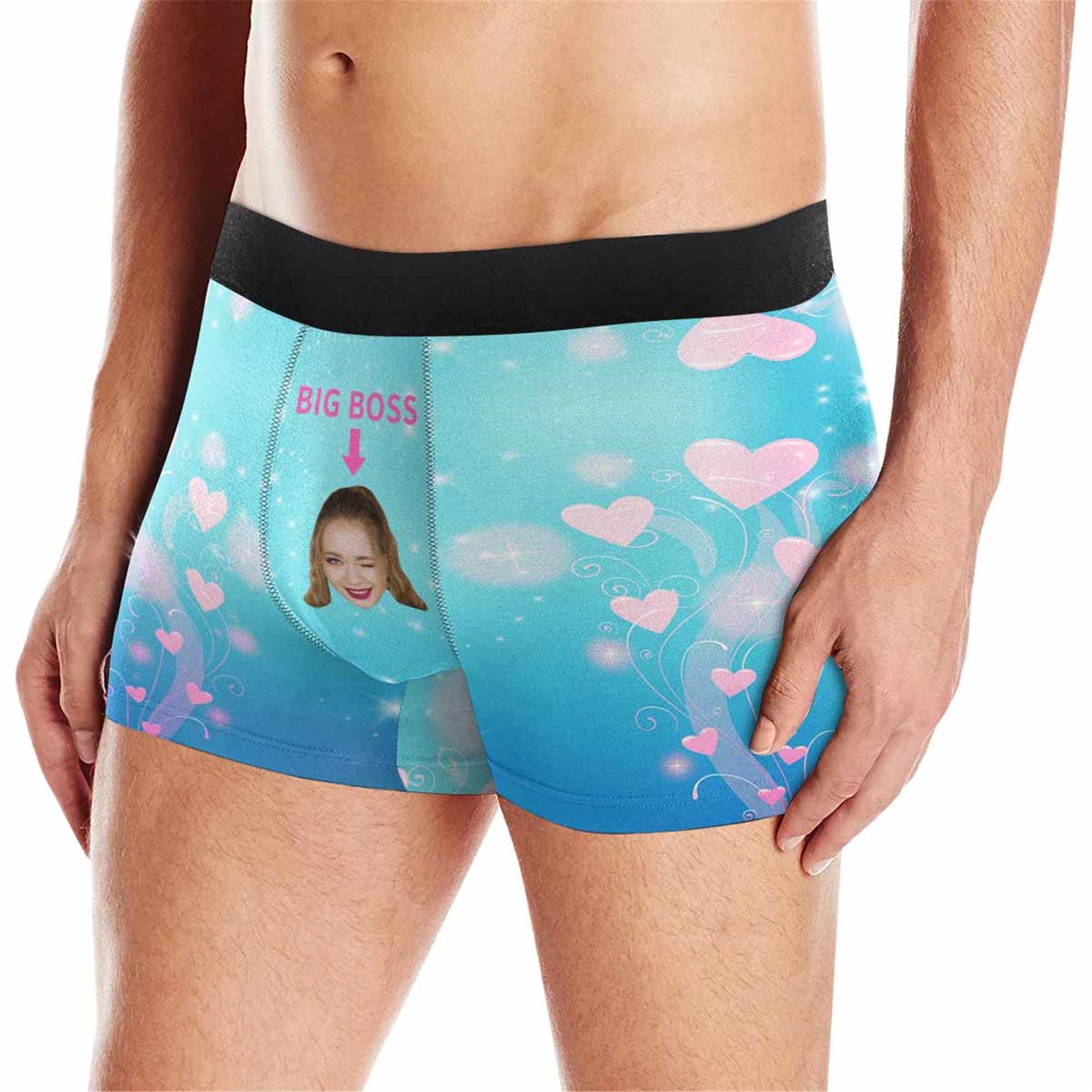 Custom Men's Boxer Briefs Girlfriend Face Valentine's Etsy