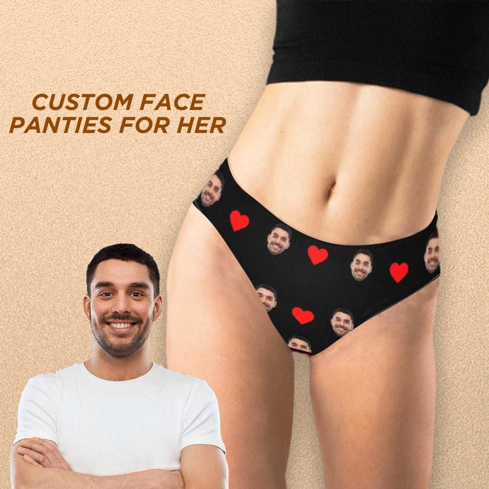 Custom Face Women's Panties Personalized Heart Thong - Etsy