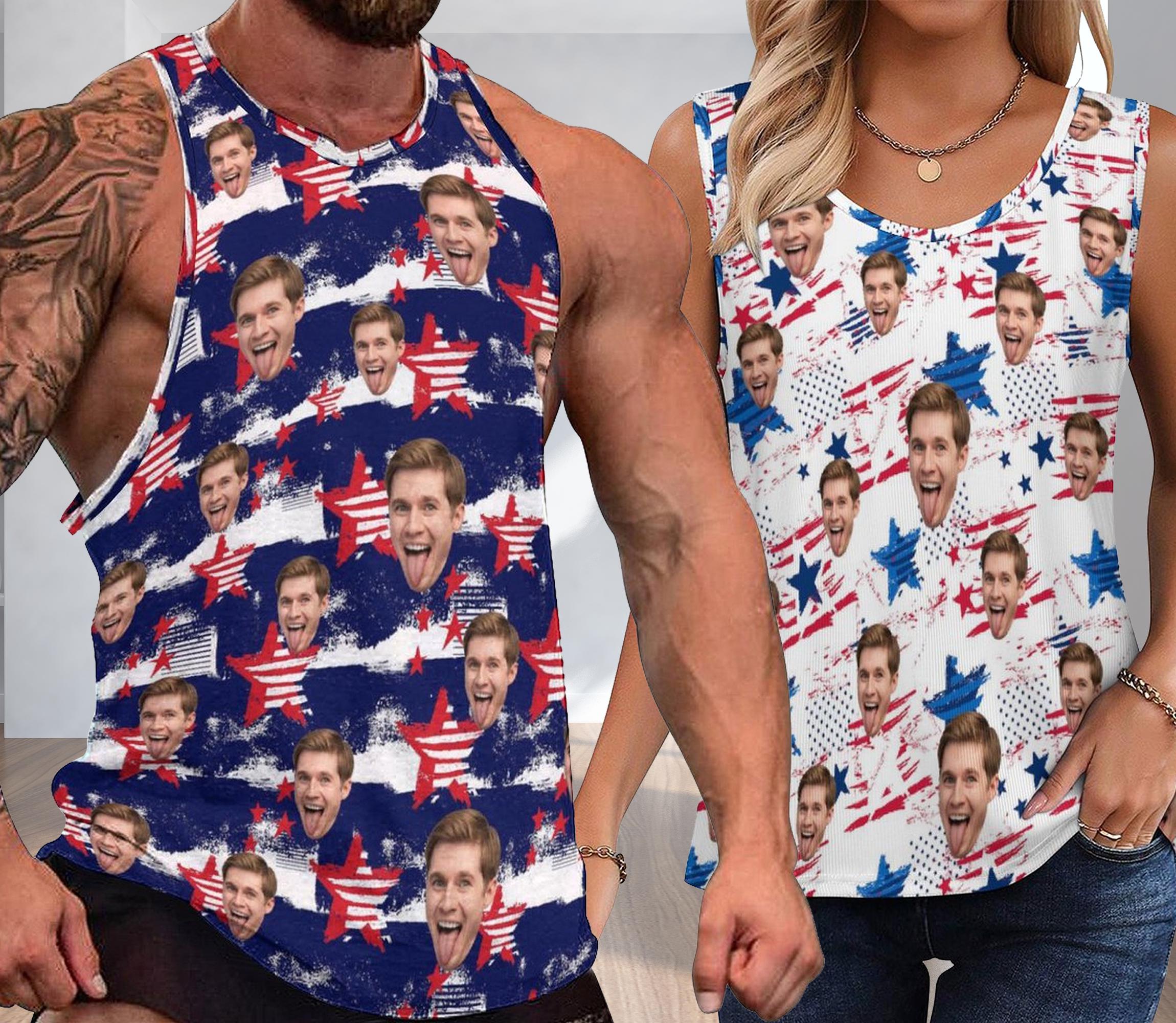 American Flag Tank - Etsy