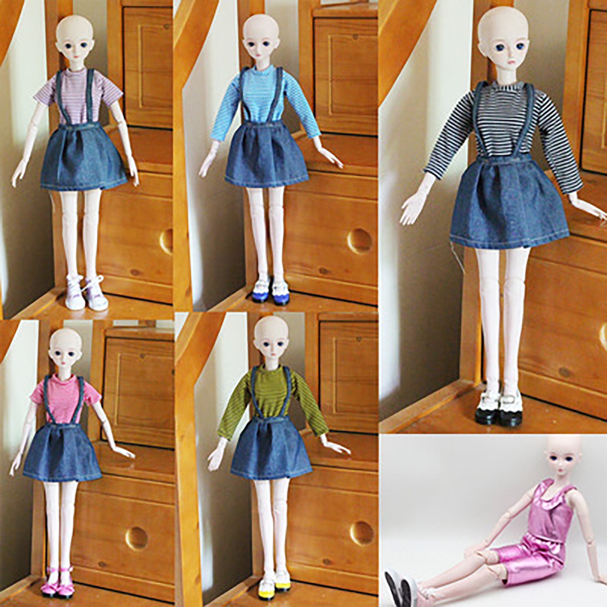 Clothes for 60  cm  doll BJD  doll changing clothes3 joint Etsy