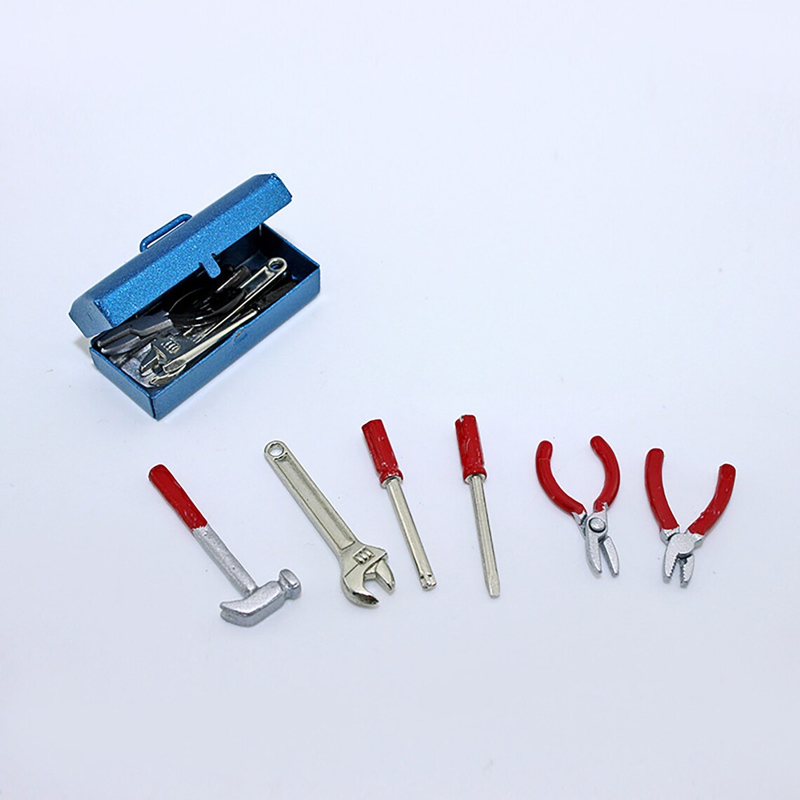 Miniature Tool Set 1/6 1/12 Scale Mini Tool Box Tools For Etsy
