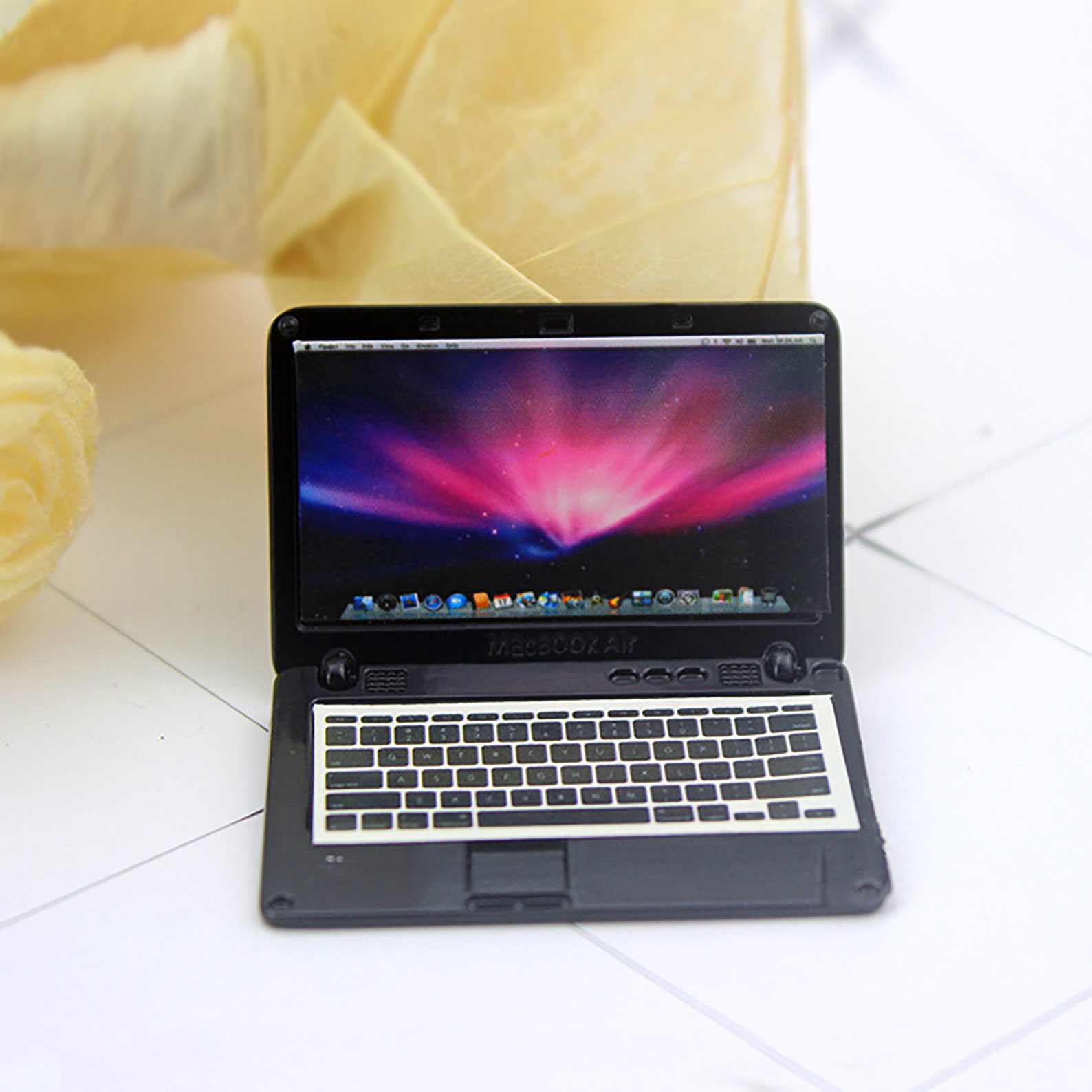Miniature Macbook Air 1/6 1/12 Scale Mini Macbook Air Doll Etsy