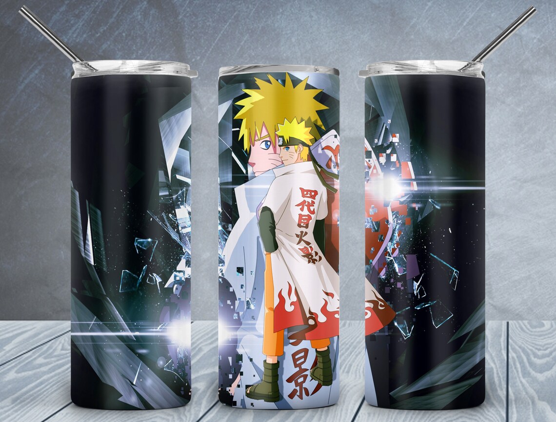 Naruto 20oz skinny Tumbler Gerade &tapered Designs Naruto | Etsy