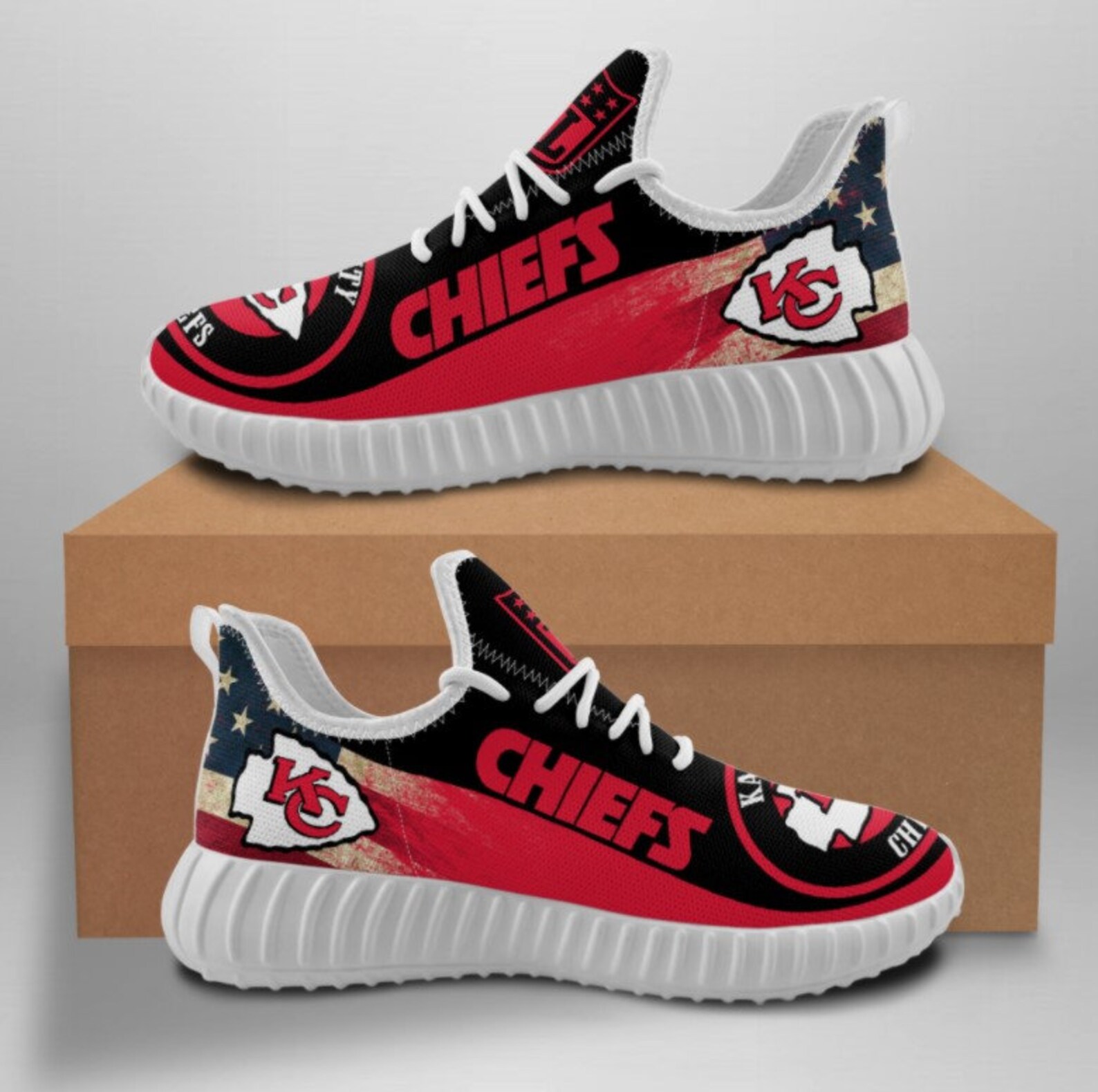 Kansas City Chiefs Reze Shoes NFL Sport Shoes Casual Shoes Etsy