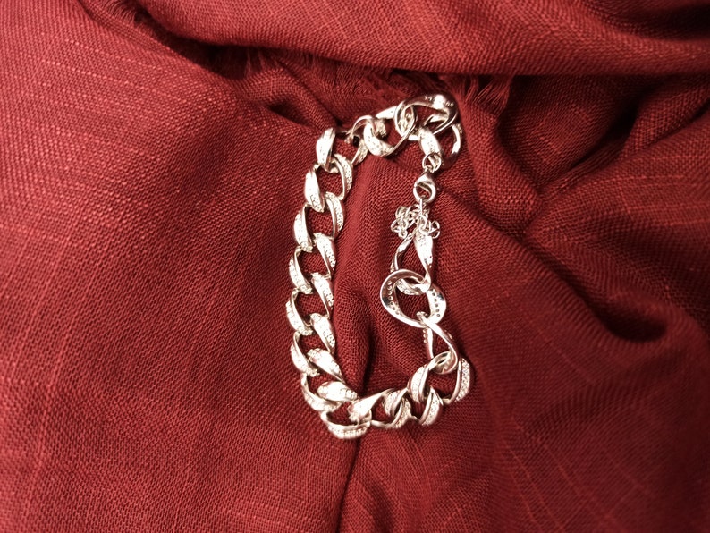 Turkish Handmade Bracelet Silver Bracelet Gift for Her Silver Bracelet Charm Silver Bracelet Chain