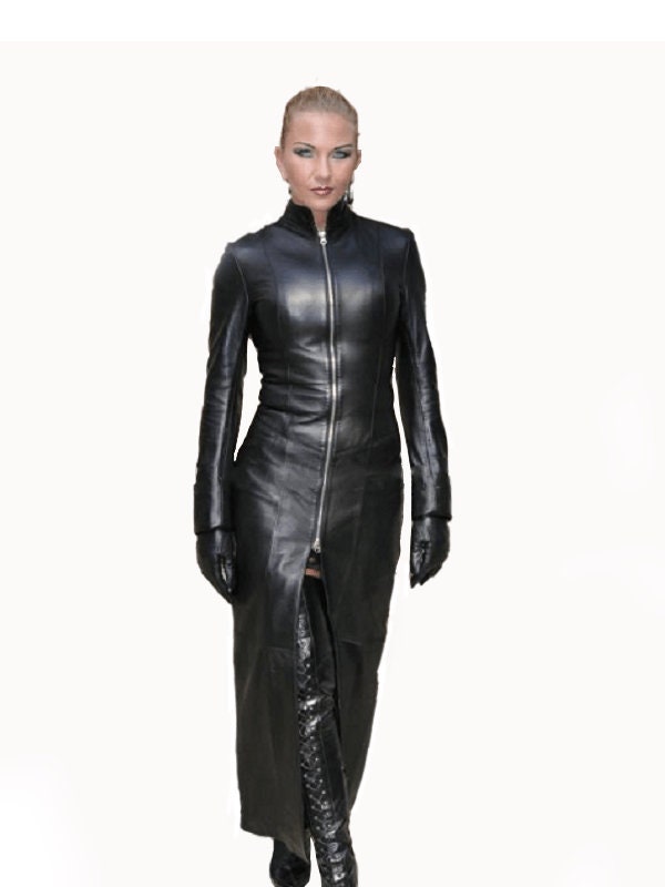Real Leather Women Dress, Heaven Skin Tight leder Cuir Lederhosen, Uniform Designer Black Partywear Catsuit, Masquerade Christmas Bodycon