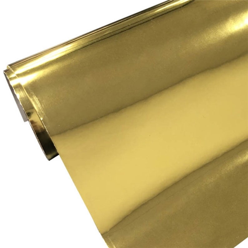 Gold Shiny Heat Transfer Adhesive Vinyl Sheet Film HTV Film Iron