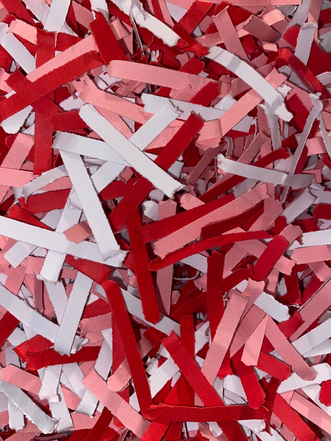 Valentine Colored Paper Shred Etsy Israel