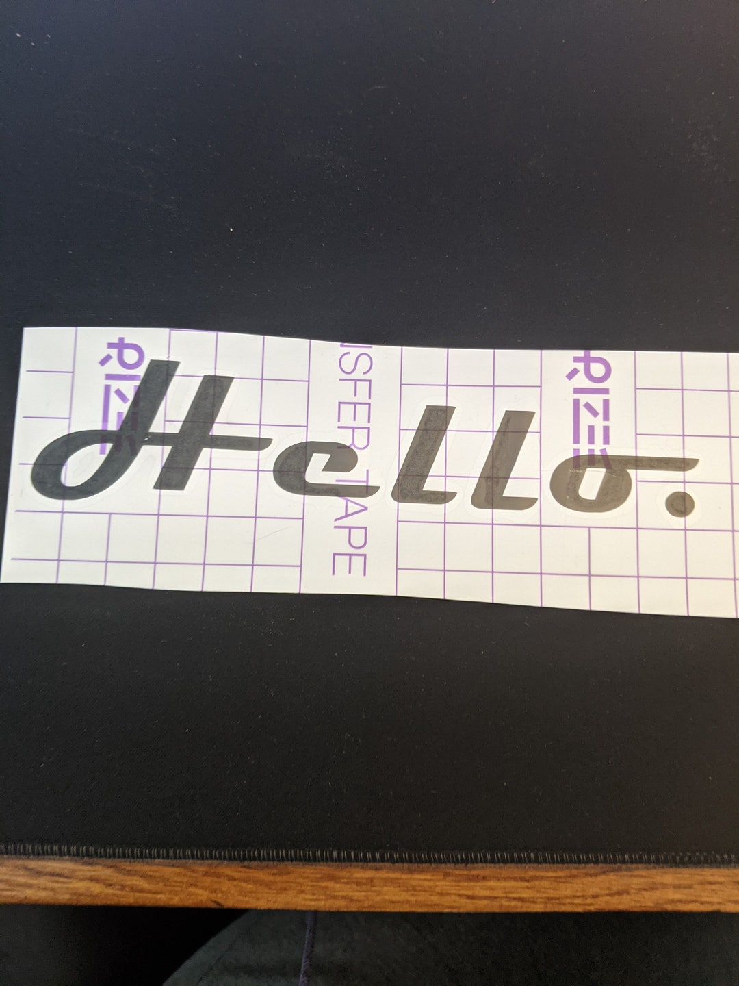 Hello. Decal Sticker Sign Vinyl - Etsy