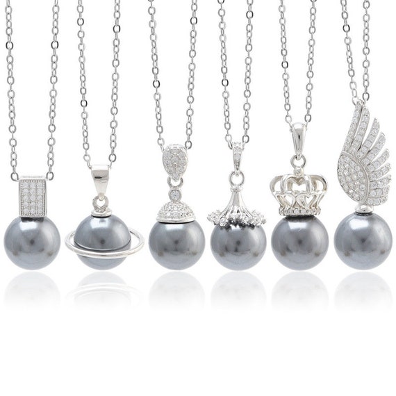Wholesale love wish pearl S925 jewelry locket sterling silver