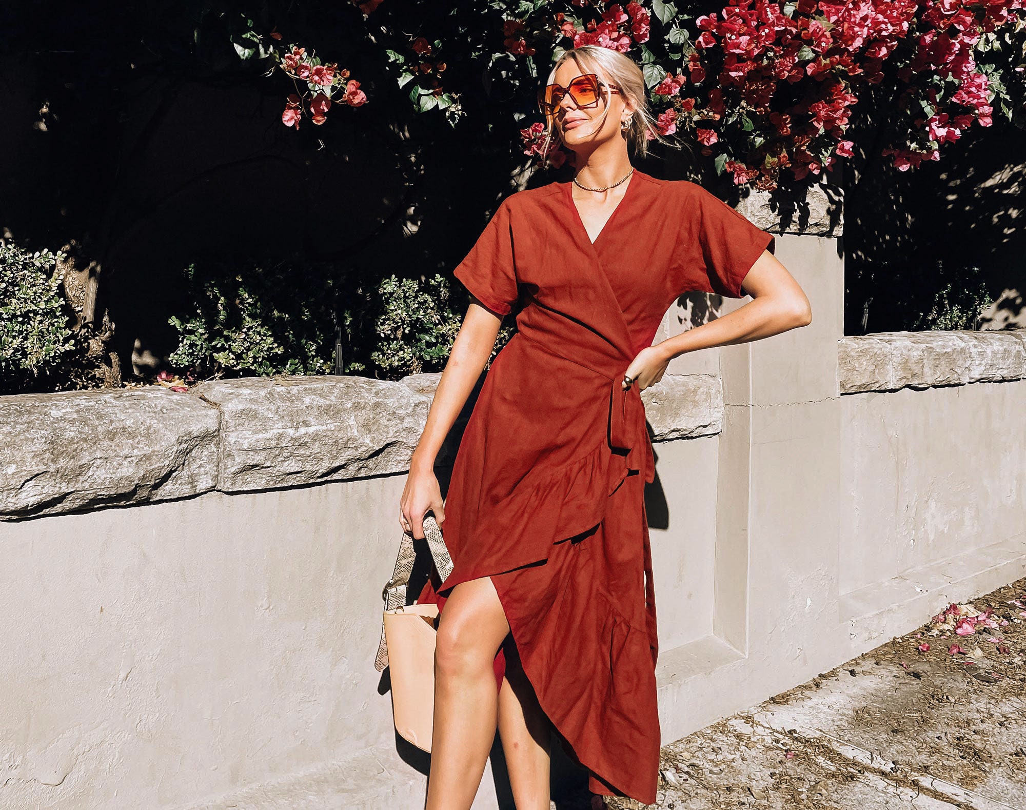 Cotton Wrap Dress - Etsy