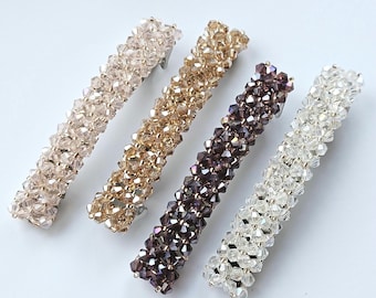 Crystal French Barrette: Lightweight Snap Hair Clip, Special Touch