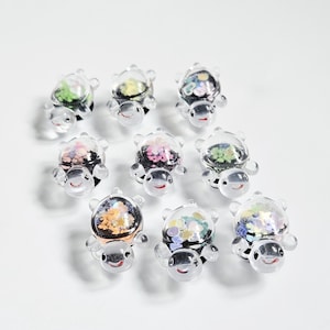 Turtle croc charms luminous, charms for shoes, Croc shoe accessories, Luminous Croc clips and charms, Croc Accessories