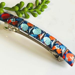 Thick hair barrette for women, Long hair clips, Colorful hair slide jewellery, Hair Accessories for Women with long hair uk