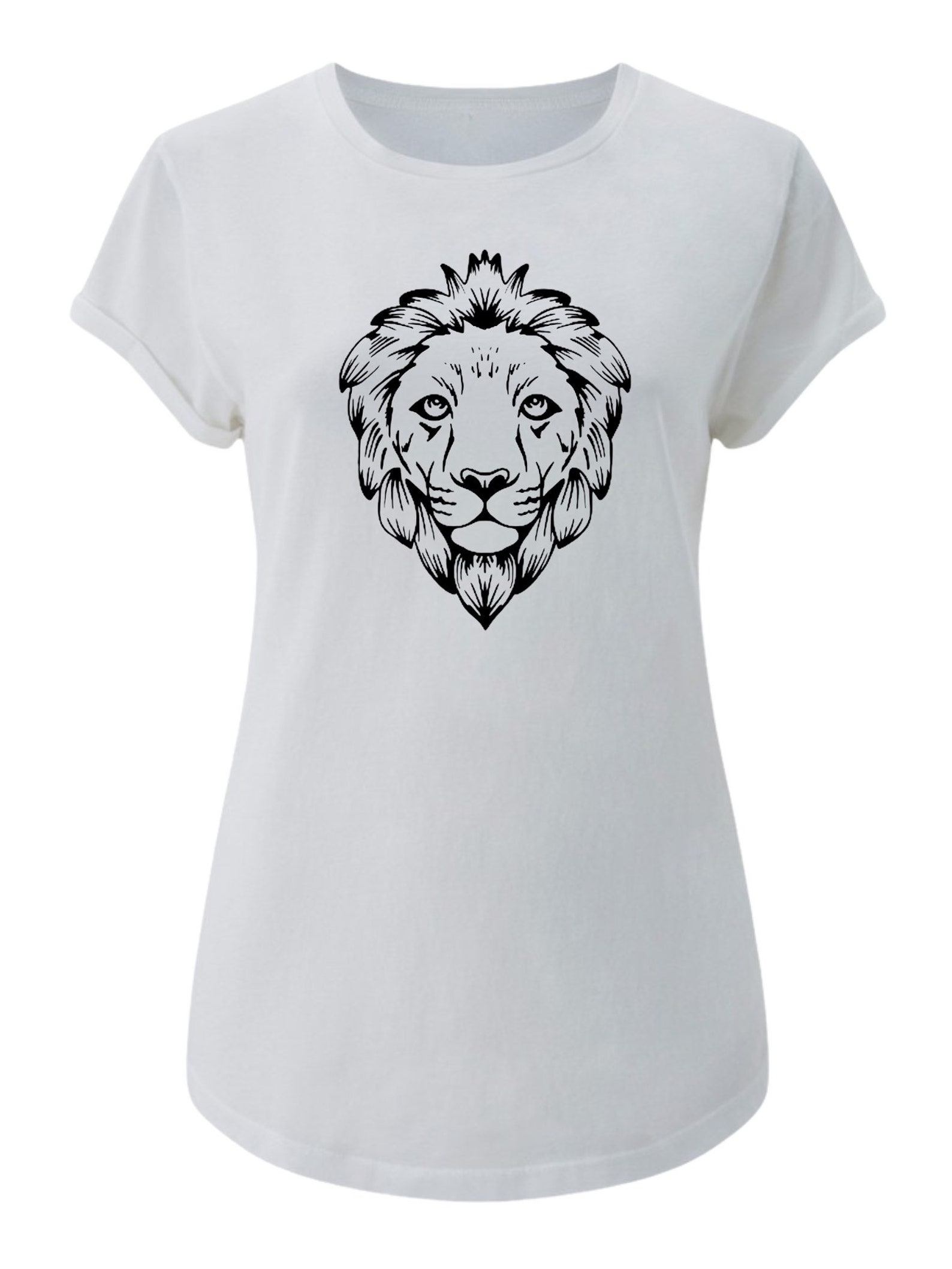 LION SHIRT Women Graphic Tees Animal Tee Shirt Lion Tee | Etsy