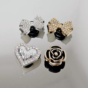 RHINESTONE croc charms, charms for shoes, Croc shoe rhinestone accessories,  Croc clips and charms, Croc Accessories