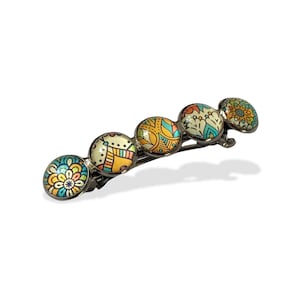 Boho Haarschmuck, Damen Haarspange, Französische Haarspange sichere Haarspangen für alle Haartypen, gemusterte Haarspangen. Geschenk für sie